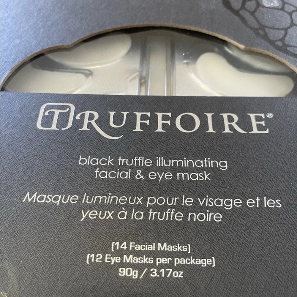 Black Truffle Illuminating Facial & Eye Mask - Black